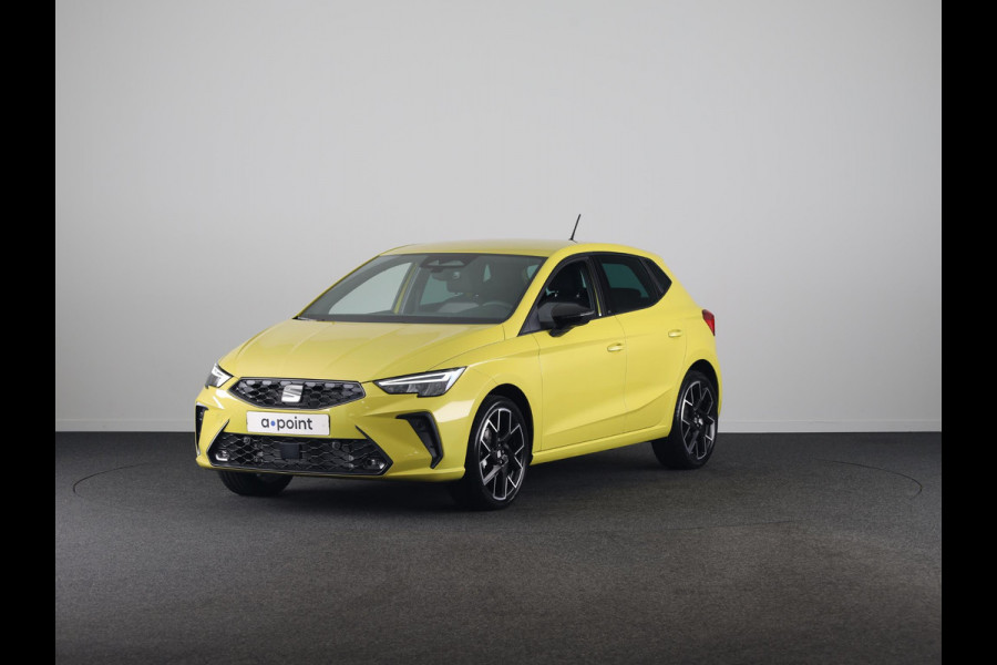 Seat Ibiza 1.0 EcoTSI FR Business Connect | *NIEUW* Python Yellow Metallic | DSG-Automaat | Velgen 'Performance Machined' 18 inch | Draadloze Carplay | Parkeersensoren V/A + Achteruitrij camera