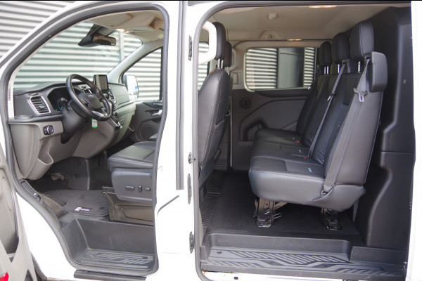 Ford Transit Custom 320 2.0 TDCI L2 ACTIVE DC-5P, 170PK AUT. 2X SCHUIFDEUR, TREKHAAK, RAPTOR GRILLE, CAMERA, NAVI, ELEKTR. STOEL, DUBBELE CABINE, DU