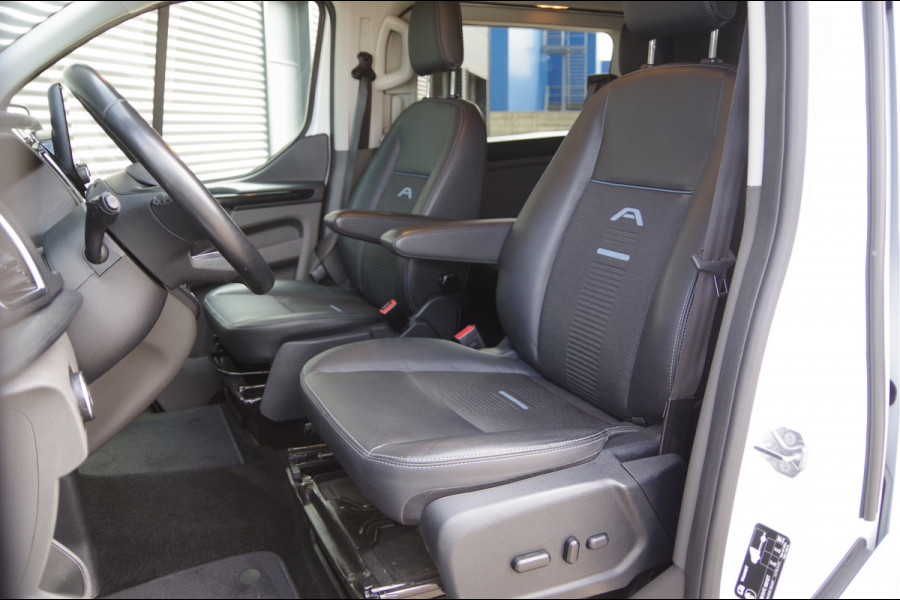 Ford Transit Custom 320 2.0 TDCI L2 ACTIVE DC-5P, 170PK AUT. 2X SCHUIFDEUR, TREKHAAK, RAPTOR GRILLE, CAMERA, NAVI, ELEKTR. STOEL, DUBBELE CABINE, DU