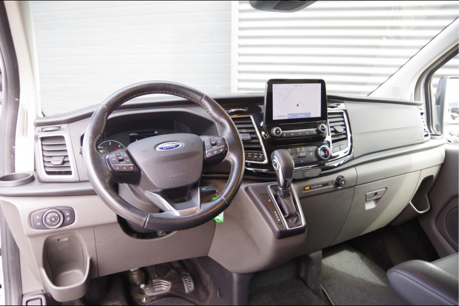 Ford Transit Custom 320 2.0 TDCI L2 ACTIVE DC-5P, 170PK AUT. 2X SCHUIFDEUR, TREKHAAK, RAPTOR GRILLE, CAMERA, NAVI, ELEKTR. STOEL, DUBBELE CABINE, DU