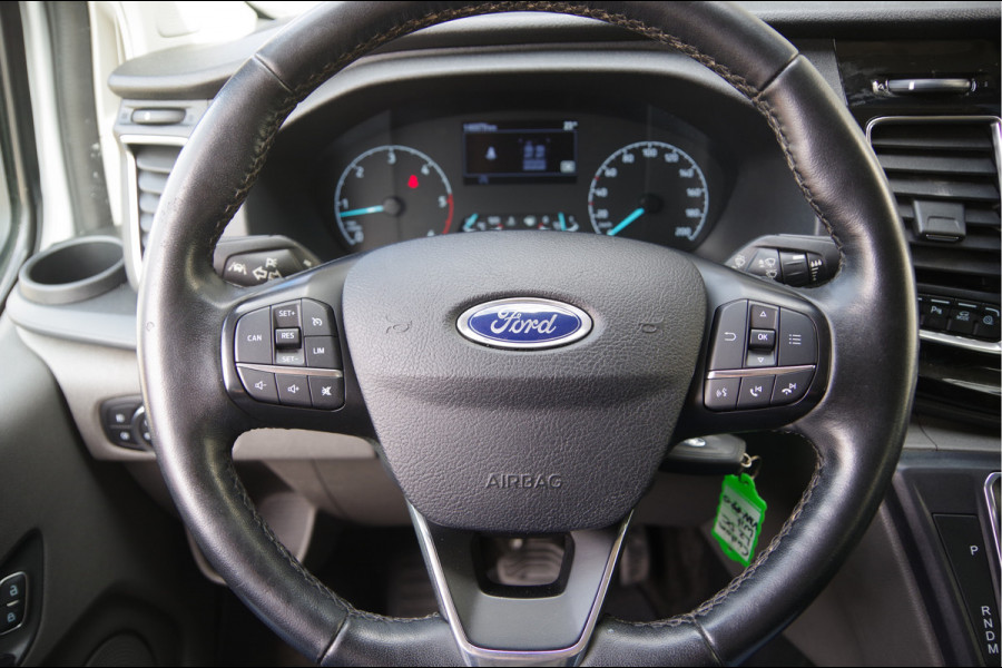 Ford Transit Custom 320 2.0 TDCI L2 ACTIVE DC-5P, 170PK AUT. 2X SCHUIFDEUR, TREKHAAK, RAPTOR GRILLE, CAMERA, NAVI, ELEKTR. STOEL, DUBBELE CABINE, DU