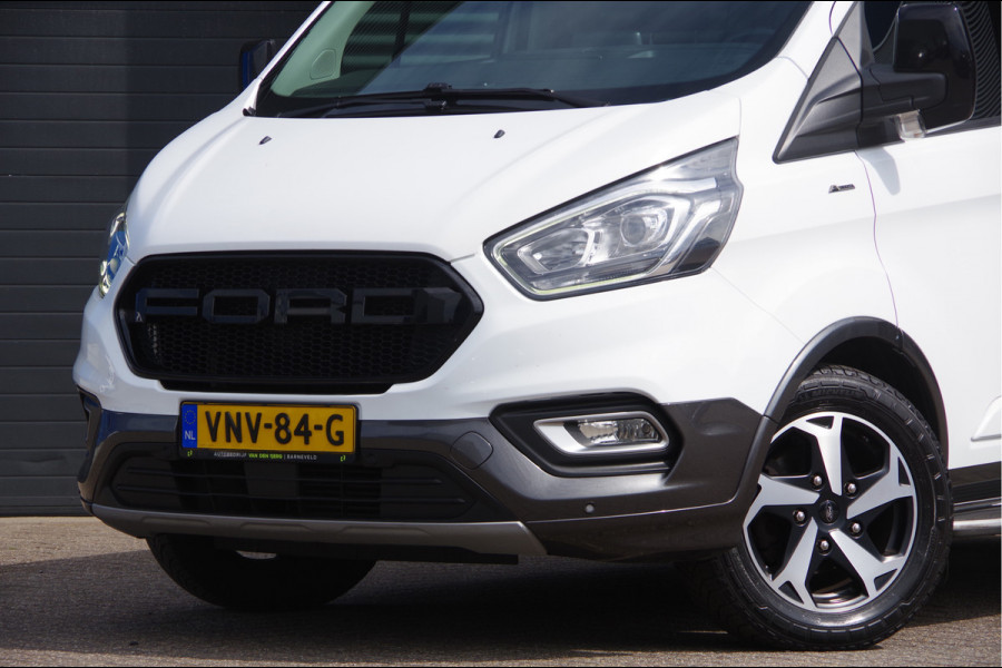 Ford Transit Custom 320 2.0 TDCI L2 ACTIVE DC-5P, 170PK AUT. 2X SCHUIFDEUR, TREKHAAK, RAPTOR GRILLE, CAMERA, NAVI, ELEKTR. STOEL, DUBBELE CABINE, DU