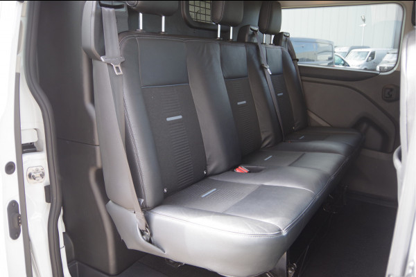 Ford Transit Custom 320 2.0 TDCI L2 ACTIVE DC-5P, 170PK AUT. 2X SCHUIFDEUR, TREKHAAK, RAPTOR GRILLE, CAMERA, NAVI, ELEKTR. STOEL, DUBBELE CABINE, DU