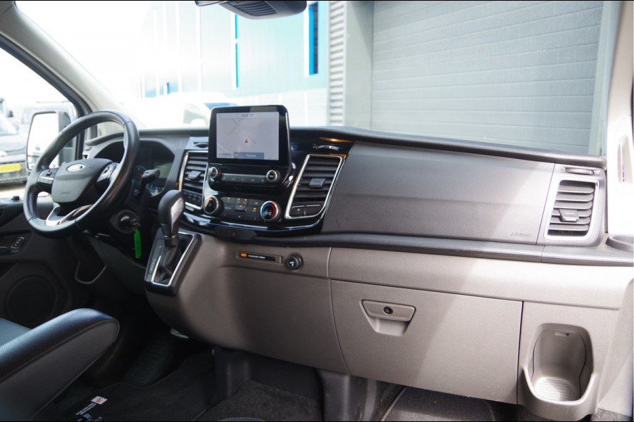 Ford Transit Custom 320 2.0 TDCI L2 ACTIVE DC-5P, 170PK AUT. 2X SCHUIFDEUR, TREKHAAK, RAPTOR GRILLE, CAMERA, NAVI, ELEKTR. STOEL, DUBBELE CABINE, DU