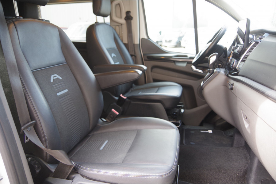 Ford Transit Custom 320 2.0 TDCI L2 ACTIVE DC-5P, 170PK AUT. 2X SCHUIFDEUR, TREKHAAK, RAPTOR GRILLE, CAMERA, NAVI, ELEKTR. STOEL, DUBBELE CABINE, DU