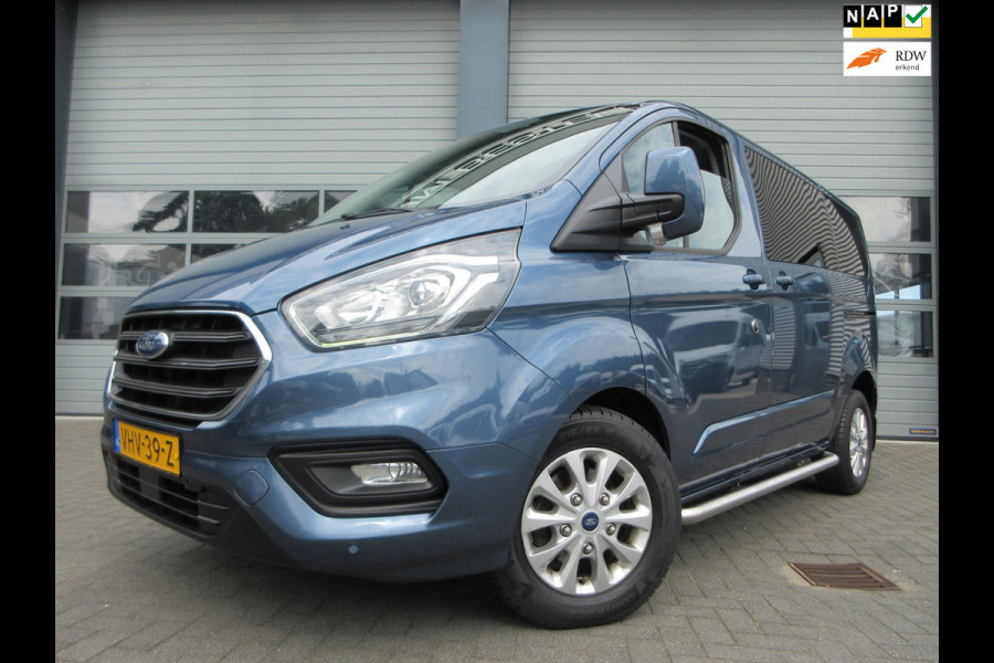 Ford Transit Custom L1H1 130pk, Autmaat, DC, dubbel cabine, Airco, Navigatie, Camera.