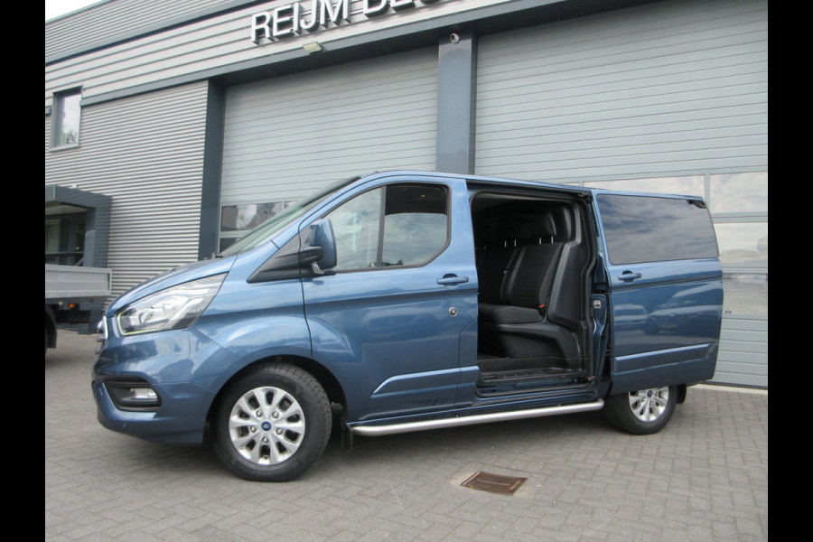 Ford Transit Custom L1H1 130pk, Autmaat, DC, dubbel cabine, Airco, Navigatie, Camera.