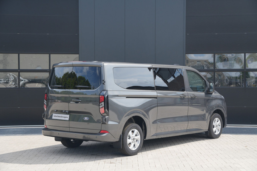 Ford Transit Custom 340 2.5 PHEV L2H1 Limited 232pk 9 Zits - Keyless - ACC - Blindspot - Camera - Carplay - Navi - Prijs excl. BTW - Rijklaar