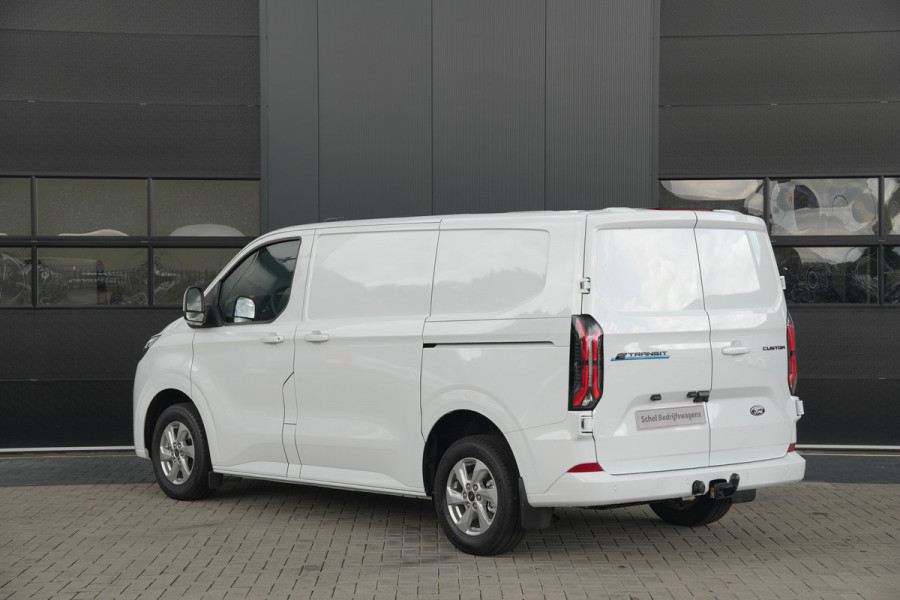 Ford E-Transit Custom 320 L1H1 Limited 71 kWh 218pk - 2x Schuifdeur - Trekhaak - Camera - Carplay - Rijklaar