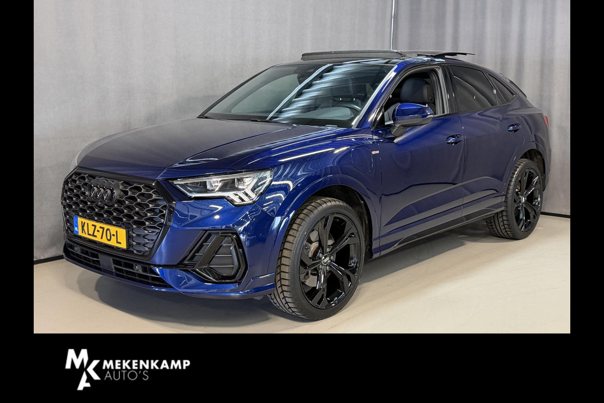 Audi Q3 Sportback 45 TFSI e S Edition 20"/Panoramadak/Leder/Dodehoek/360 camera/Keyless/Sfeerverlichting/Camera/Elektrische klep