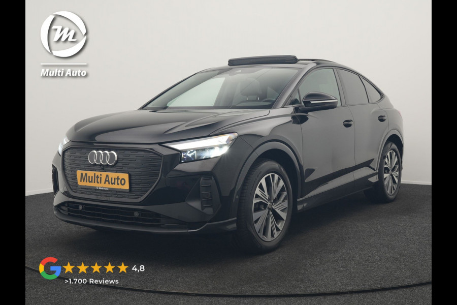 Audi Q4 Sportback e-tron 40 Advanced edition 82 kWh 204pk Dealer O.H. | Panodak | Adaptive Cruise | Camera | Keyless | Apple Carplay | Stoelverwarming | Navigatie | DAB | Virtual Cockpit | 19"L.M |