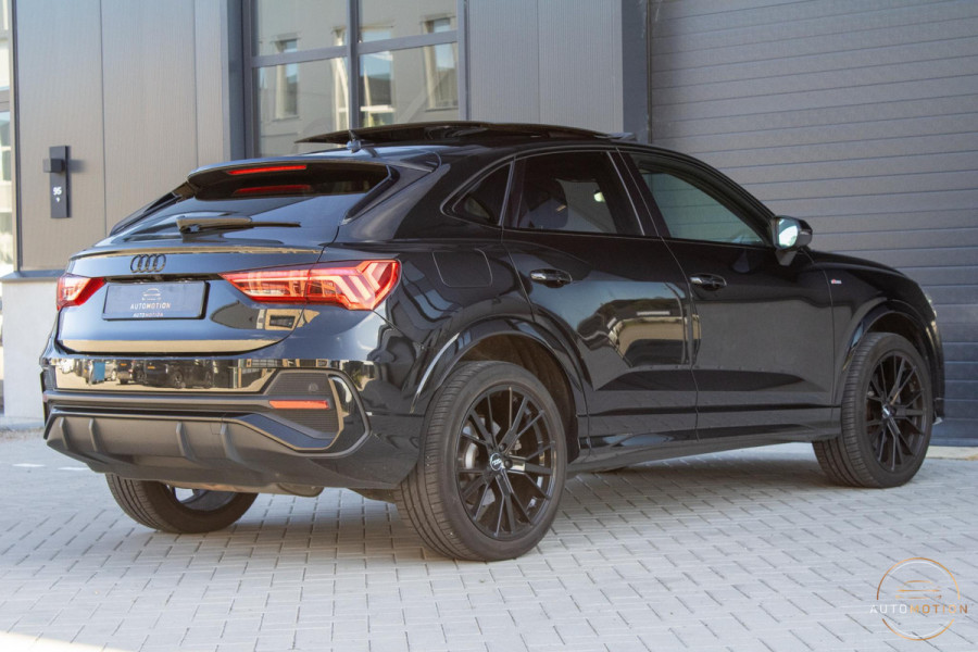 Audi Q3 Sportback 45 TFSIe S line B&O Camera Sfeerverlichting Trekhaak Rode Stiksels