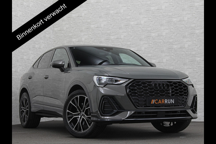 Audi Q3 Sportback 45 TFSI e 245pk S-Line | ACC | Trekhaak | Navi Plus | Lane Assist | Dodehoek | Carplay | LED | Stoelverwarming | Climate-Control | Interieur-Voorverwarming | Bovag Garantie |
