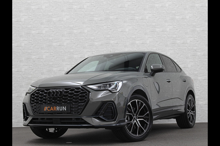Audi Q3 Sportback 45 TFSI e 245pk S-Line | ACC | Trekhaak | Navi Plus | Lane Assist | Dodehoek | Carplay | LED | Stoelverwarming | Climate-Control | Interieur-Voorverwarming | Bovag Garantie |