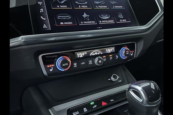 Audi Q3 Sportback 45 TFSI e 245pk S-Line | ACC | Trekhaak | Navi Plus | Lane Assist | Dodehoek | Carplay | LED | Stoelverwarming | Climate-Control | Interieur-Voorverwarming | Bovag Garantie |