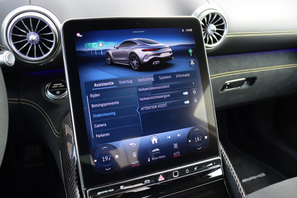 Mercedes-Benz AMG GT AMG 63 4MATIC+ Coupé | Keramisch | Carbon | AMG Dynamic+ | Achterasbesturing | Panoramadak | Performance-Stoelen | Multicountourstoelen | Burmester | Distronic+ |