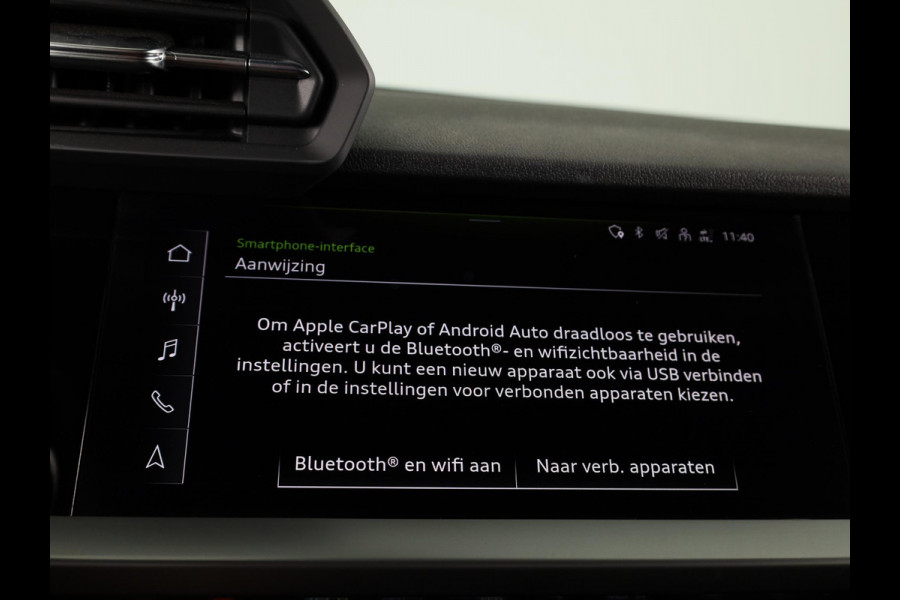 Audi A3 Sportback 30 TFSI Pro Line 110pk | Verlengde garantie | Navigatie via App | Parkeersensoren achter | Apple Carplay/Android Auto |