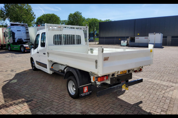 Renault Master 130.35 DUBBELE CABINE - EURO 6 - V-47-NZG - DUBBELLUCHT KIPPER + TREKHAA