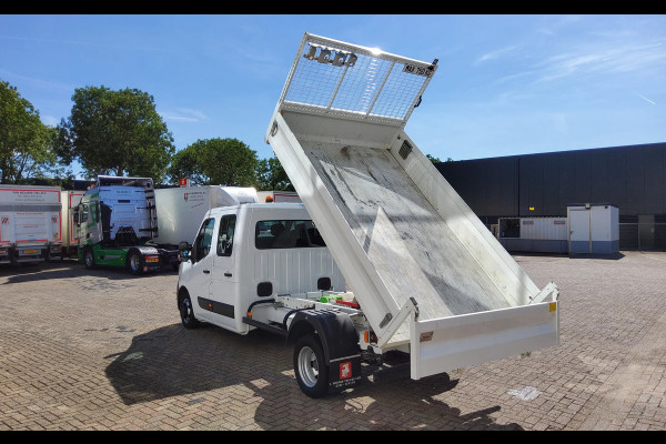 Renault Master 130.35 DUBBELE CABINE - EURO 6 - V-47-NZG - DUBBELLUCHT KIPPER + TREKHAA