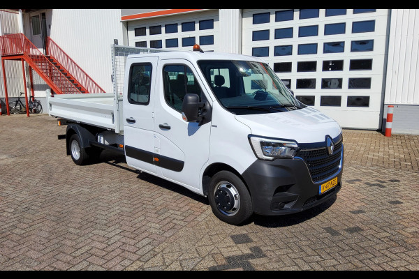 Renault Master 130.35 DUBBELE CABINE - EURO 6 - V-47-NZG - DUBBELLUCHT KIPPER + TREKHAA
