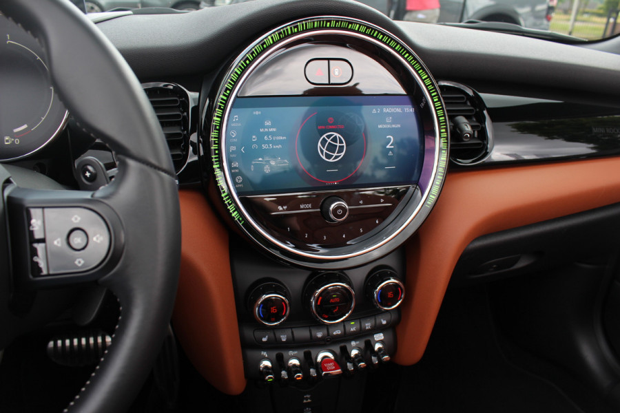 MINI Cabrio 2.0 Cooper S Rockingham GT Edition / Camera / Head-up / Leder / CarPlay / 17'' / Keyless / Windscherm / Stoelverwarming / DAB / Cruise Control