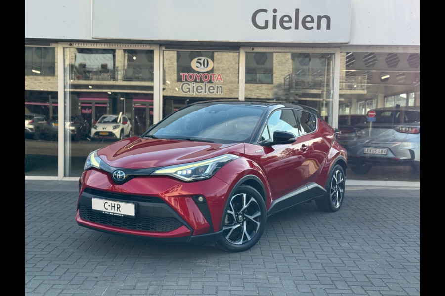 Toyota C-HR 1.8 Hybrid First Edition | Trekhaak, JBL, Apple CarPlay/Android auto, Dodehoekherkenning, Parkeersensoren, Stoelverwarming, LED