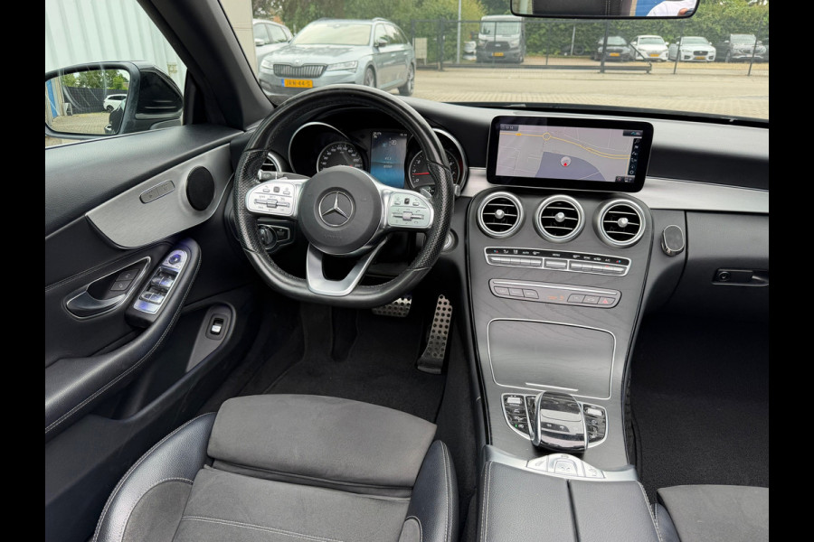 Mercedes-Benz C-Klasse Cabrio 180 Premium Plus Pack AMG | Navigatie | Clima | Nek verwarming | Airscarf | Trekhaak |18" breedset.