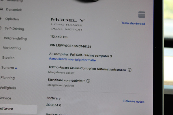 Tesla Model Y Long Range AWD 75 kWh SOh 91% LEER AUTOPILOT NAVI ORG NL 113000KM!!!