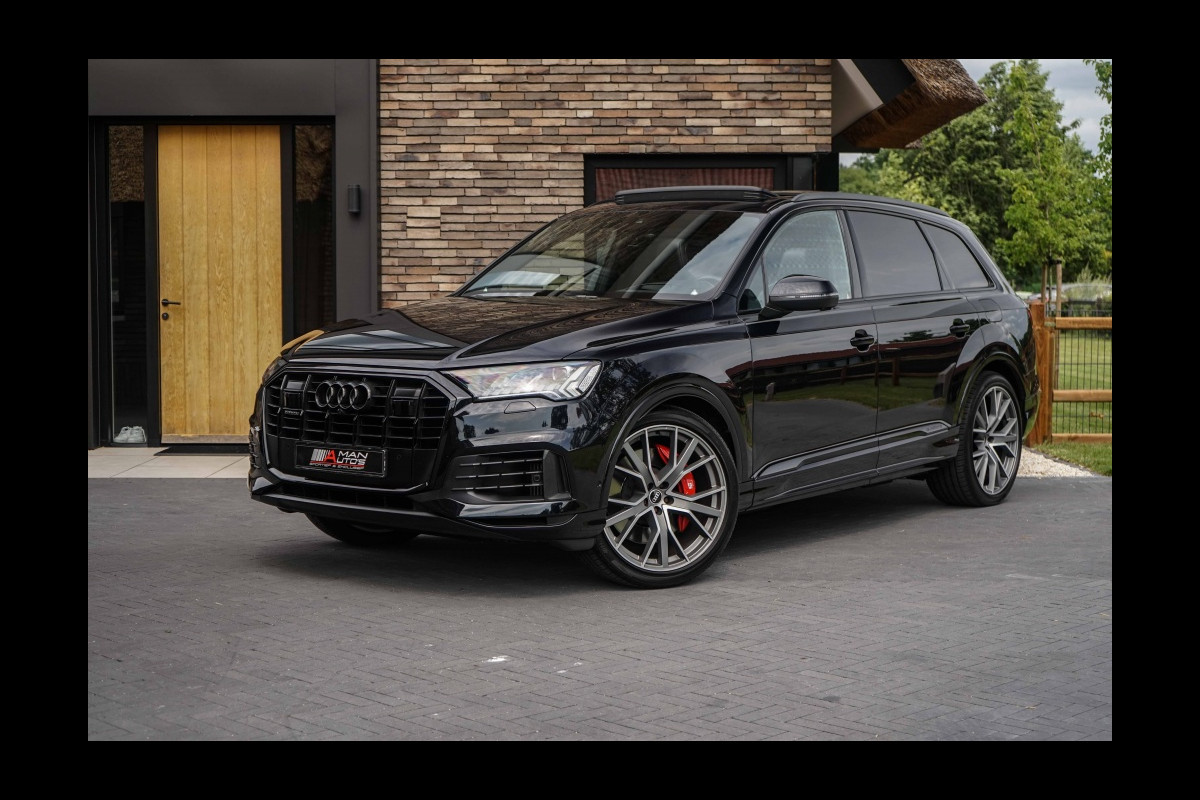 Audi Q7 55 TFSI e Quattro S-Line Pano/HUD/B&O/RS-Zetels/Trkhk/Black/Mass
