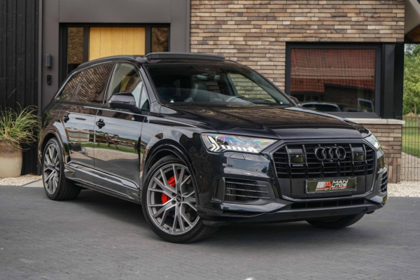 Audi Q7 55 TFSI e Quattro S-Line Pano/HUD/B&O/RS-Zetels/Trkhk/Black/Mass