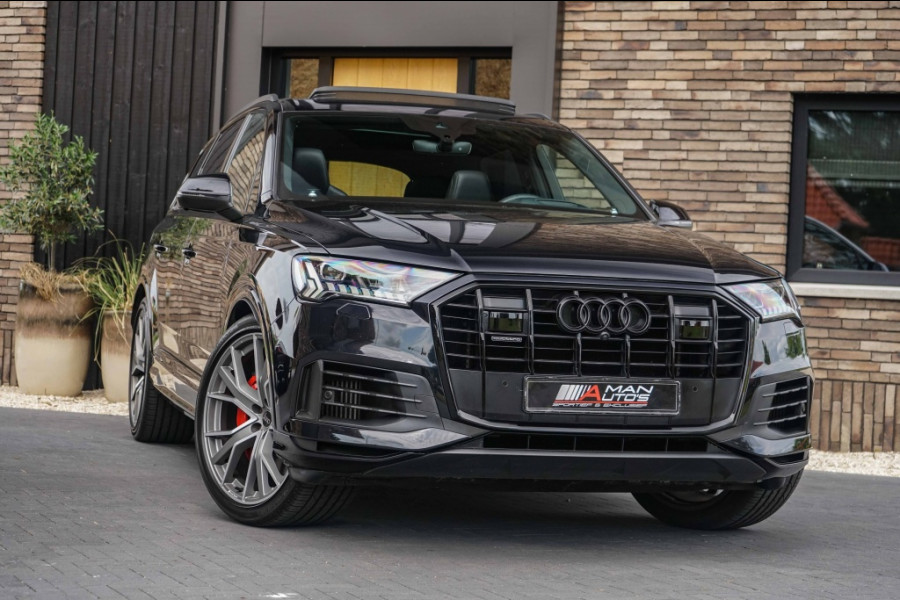 Audi Q7 55 TFSI e Quattro S-Line Pano/HUD/B&O/RS-Zetels/Trkhk/Black/Mass
