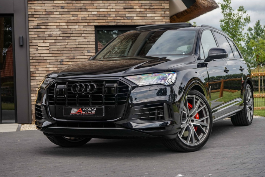 Audi Q7 55 TFSI e Quattro S-Line Pano/HUD/B&O/RS-Zetels/Trkhk/Black/Mass