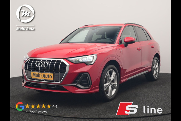 Audi Q3 45 TFSI e S Line PHEV 245pk Dealer O.H. | Trekhaak Af Fabriek | Camera | Blis | Stoelverwarming | Apple Carplay | Virtual Cockpit | Lane Assist | DAB | Cruise Control | 19"L.M | Plug In Hybrid |