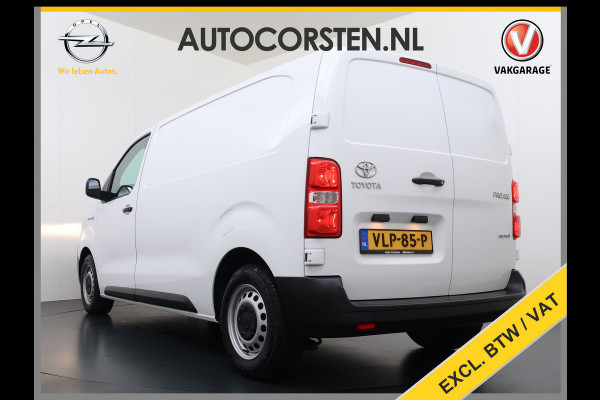 Toyota PROACE Electric Worker 136PK Automaat 3-Persoons Navi Apple Carplay Android Auto Airco Pdc DAB Bluetooth Cruise Control Regen-Lichtsensor Betonplex Vloer Wandbetimmering Schuifdeur Origineel Nederlandse Auto Dealeronderhouden