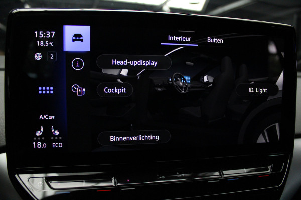 Volkswagen ID.4 Pro 77 kWh Navi ACC Camera Warmtep. Carplay PDC Stuurverwarm. 19" LM velgen Climate (3 zone) Interieur voorverwarming & koeling