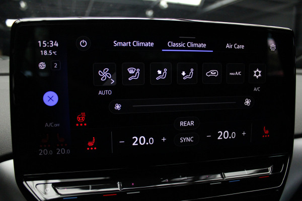 Volkswagen ID.4 Pro 77 kWh Navi ACC Camera Warmtep. Carplay PDC Stuurverwarm. 19" LM velgen Climate (3 zone) Interieur voorverwarming & koeling