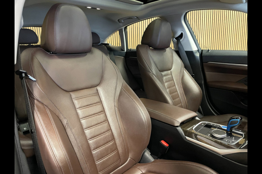 BMW i4 EDrive40 High Executive 84 kWh|99% SOH|PANORAMADAK|HEAD-UP|ACC|MEMORY|VOLLEDER|CARPLAY|CAMERA|STOELVERW|NAP|ORG.NL|INCL.BTW