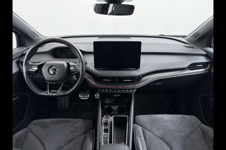 Škoda ENYAQ iV 80 SPORTLINE SOH 92% 3-Zone Ecc Adap.Cruise Stuur+Stoelverwarming Elek.Stoel+Memory Navi Camera Apple Carplay Android Auto Keyless Advanc. Dodehoek detectie Elek.Achterklep Privacy Glas Led Matrix Isofix Lmv 20" DAB Lane Assist 1e Eigenaar Origineel Nederlandse Auto Dealeronderhouden