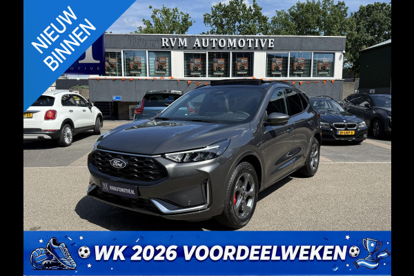 Ford Kuga ST Line X VAN:49.000,- VOOR:41.770,- UW WKVOORDEEL: 7.230| 360 GRADEN CAMERA | PANORAMA DAK | ADAPT. CRUISE CONTROL | STOEL & STUUR VERWARMING | SNEL LEVERBAAR|