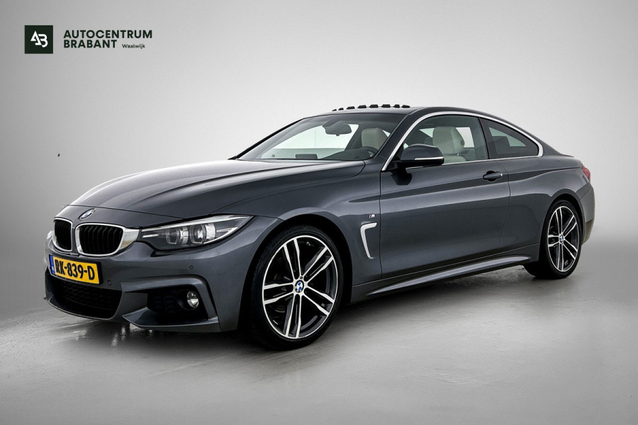 BMW 4 Serie Coupé 420i High Executive M-Sport AANBIEIDNG !! (NL-Auto, Dealer OndrH, Dakraam, Trekhaak, Navi Pro, StoelV, Etc)
