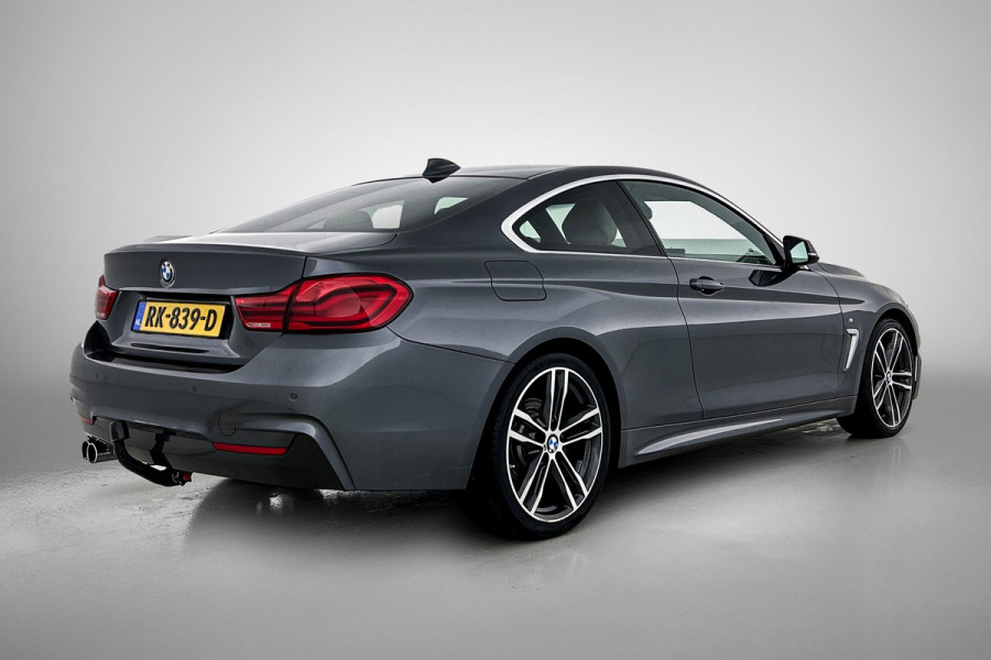 BMW 4 Serie Coupé 420i High Executive M-Sport AANBIEIDNG !! (NL-Auto, Dealer OndrH, Dakraam, Trekhaak, Navi Pro, StoelV, Etc)