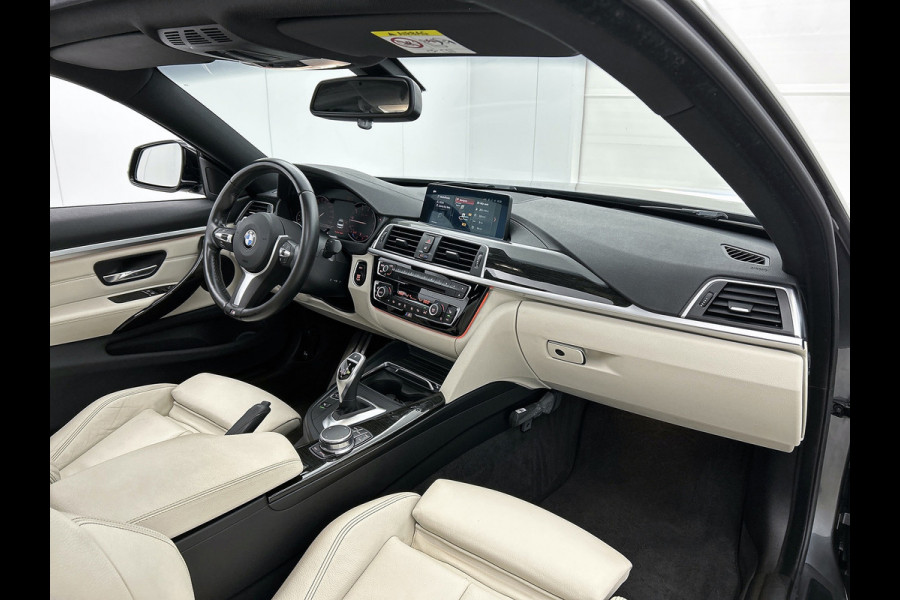 BMW 4 Serie Coupé 420i High Executive M-Sport AANBIEIDNG !! (NL-Auto, Dealer OndrH, Dakraam, Trekhaak, Navi Pro, StoelV, Etc)