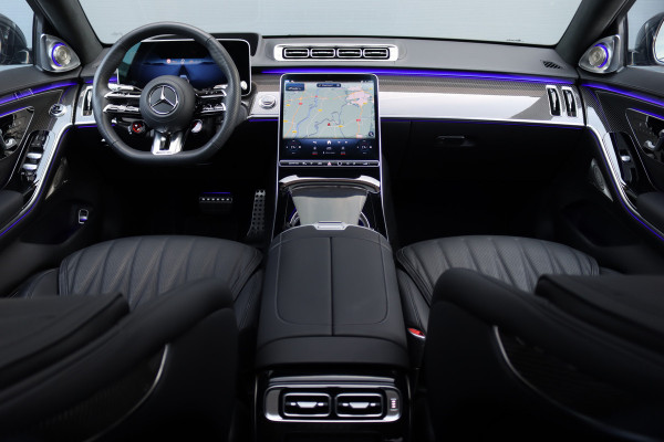 Mercedes-Benz S-Klasse AMG 63 S E Performance | 802 pk | Keramisch | Achterasbesturing | Massage | Burmester High End | Distronic+ | HUD | Chauffeurspakket | Entertainmentpakket Premium Achter | Stoelventilatie V+A | Vlakkenverwarming |