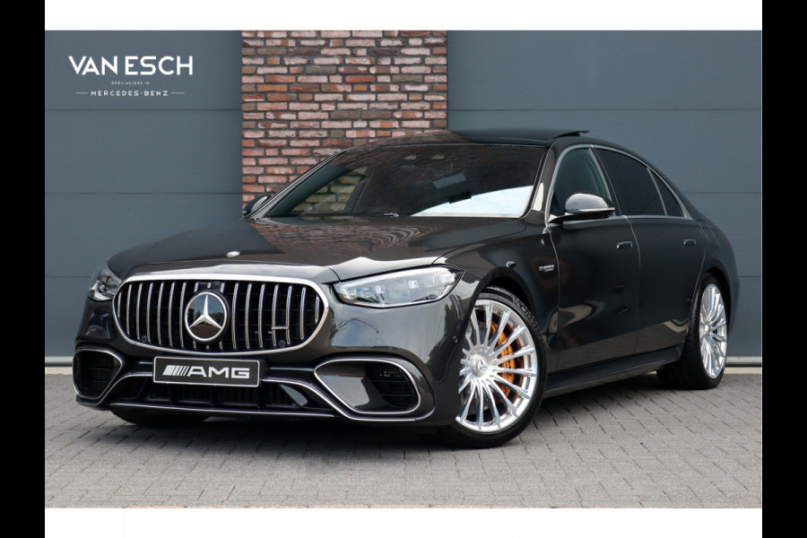 Mercedes-Benz S-Klasse AMG 63 S E Performance | 802 pk | Keramisch | Achterasbesturing | Massage | Burmester High End | Distronic+ | HUD | Chauffeurspakket | Entertainmentpakket Premium Achter | Stoelventilatie V+A | Vlakkenverwarming |