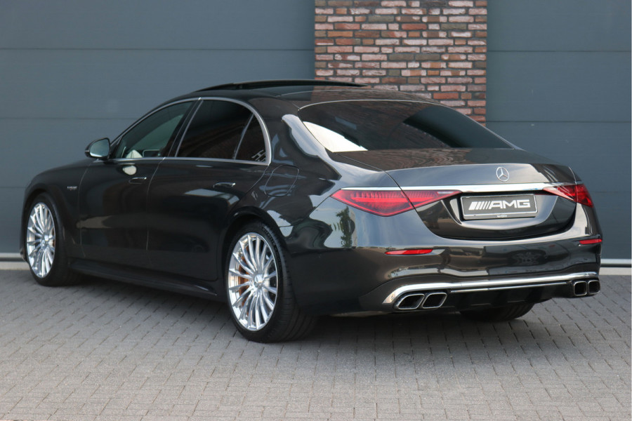 Mercedes-Benz S-Klasse AMG 63 S E Performance | 802 pk | Keramisch | Achterasbesturing | Massage | Burmester High End | Distronic+ | HUD | Chauffeurspakket | Entertainmentpakket Premium Achter | Stoelventilatie V+A | Vlakkenverwarming |