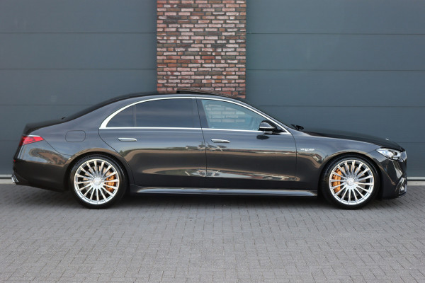 Mercedes-Benz S-Klasse AMG 63 S E Performance | 802 pk | Keramisch | Achterasbesturing | Massage | Burmester High End | Distronic+ | HUD | Chauffeurspakket | Entertainmentpakket Premium Achter | Stoelventilatie V+A | Vlakkenverwarming |