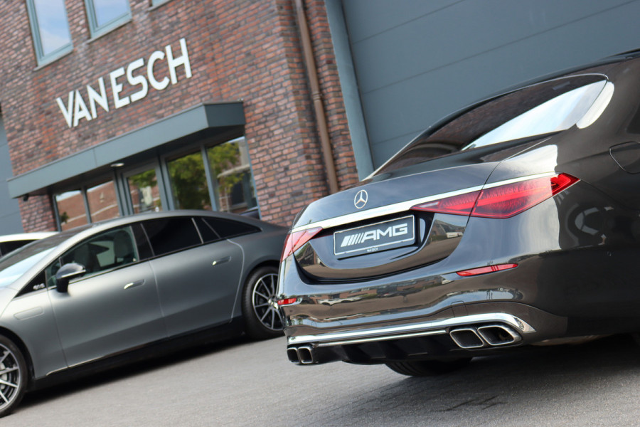 Mercedes-Benz S-Klasse AMG 63 S E Performance | 802 pk | Keramisch | Achterasbesturing | Massage | Burmester High End | Distronic+ | HUD | Chauffeurspakket | Entertainmentpakket Premium Achter | Stoelventilatie V+A | Vlakkenverwarming |