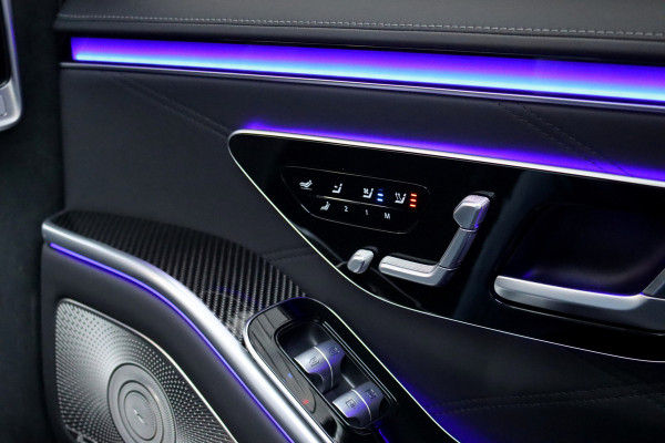 Mercedes-Benz S-Klasse AMG 63 S E Performance | 802 pk | Keramisch | Achterasbesturing | Massage | Burmester High End | Distronic+ | HUD | Chauffeurspakket | Entertainmentpakket Premium Achter | Stoelventilatie V+A | Vlakkenverwarming |
