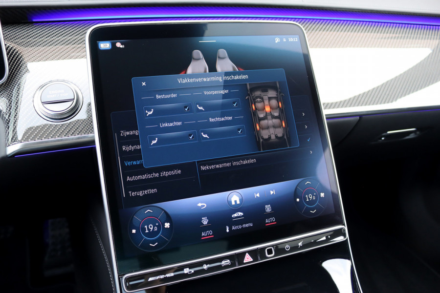 Mercedes-Benz S-Klasse AMG 63 S E Performance | 802 pk | Keramisch | Achterasbesturing | Massage | Burmester High End | Distronic+ | HUD | Chauffeurspakket | Entertainmentpakket Premium Achter | Stoelventilatie V+A | Vlakkenverwarming |