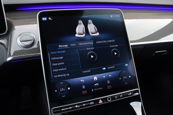 Mercedes-Benz S-Klasse AMG 63 S E Performance | 802 pk | Keramisch | Achterasbesturing | Massage | Burmester High End | Distronic+ | HUD | Chauffeurspakket | Entertainmentpakket Premium Achter | Stoelventilatie V+A | Vlakkenverwarming |